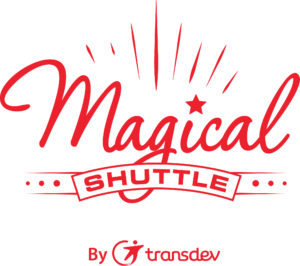 logo navette magical shuttle pour aller à l'aéroport d'orly