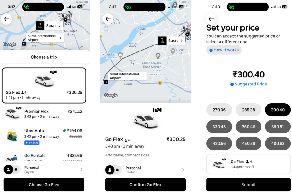 uber-flex-india